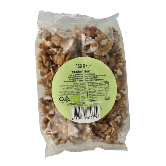 Greenage Walnuts raw organic 150 Gram