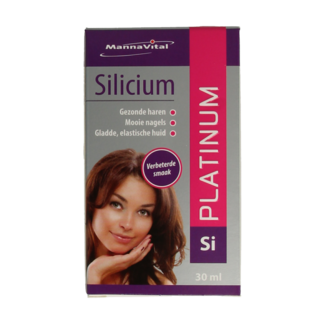 Mannavital Mannavital Silicium platinum 30 Milliliter