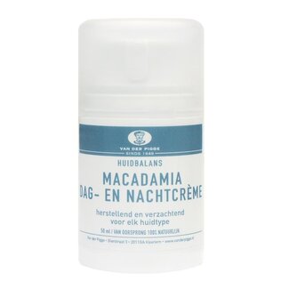 van der Pigge van der Pigge Huidbalans Tages- und Nachtcreme Macadamia 50 Milliliter