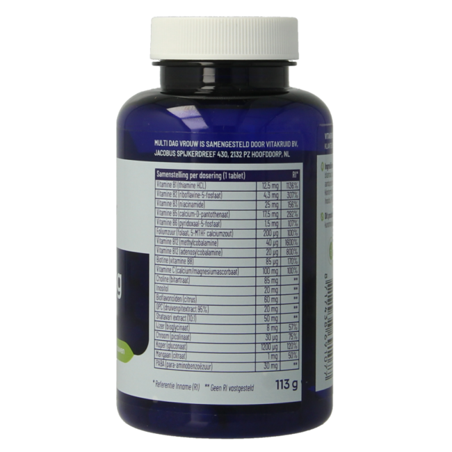 Multi Tag Frau 100% Vegan 90 Tabletten