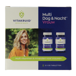 Vitakruid Multi Giorno & Notte Donna 100% Vegan 2 x 30 60 Compresse
