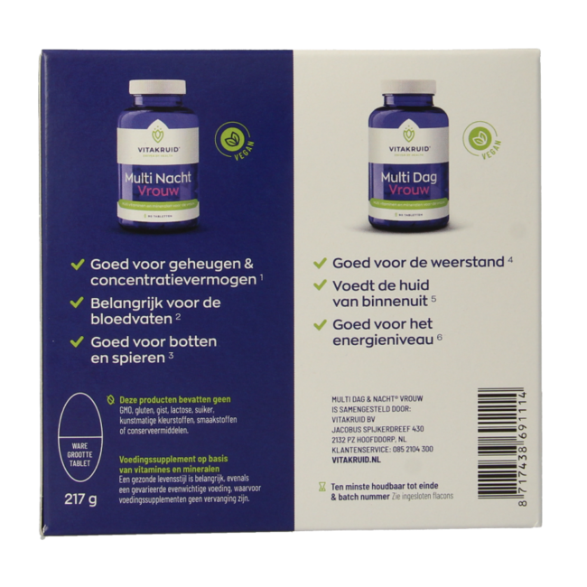Multi Day & Night Woman 100% Vegan 2 x 90 180 Tablets