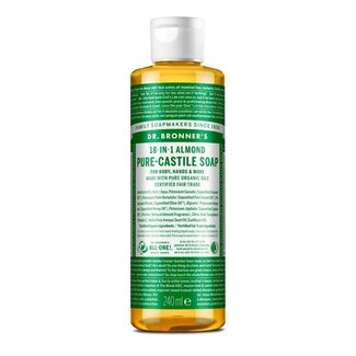 Dr Bronners Dr Bronners Liquid soap almond 240 Millilitres