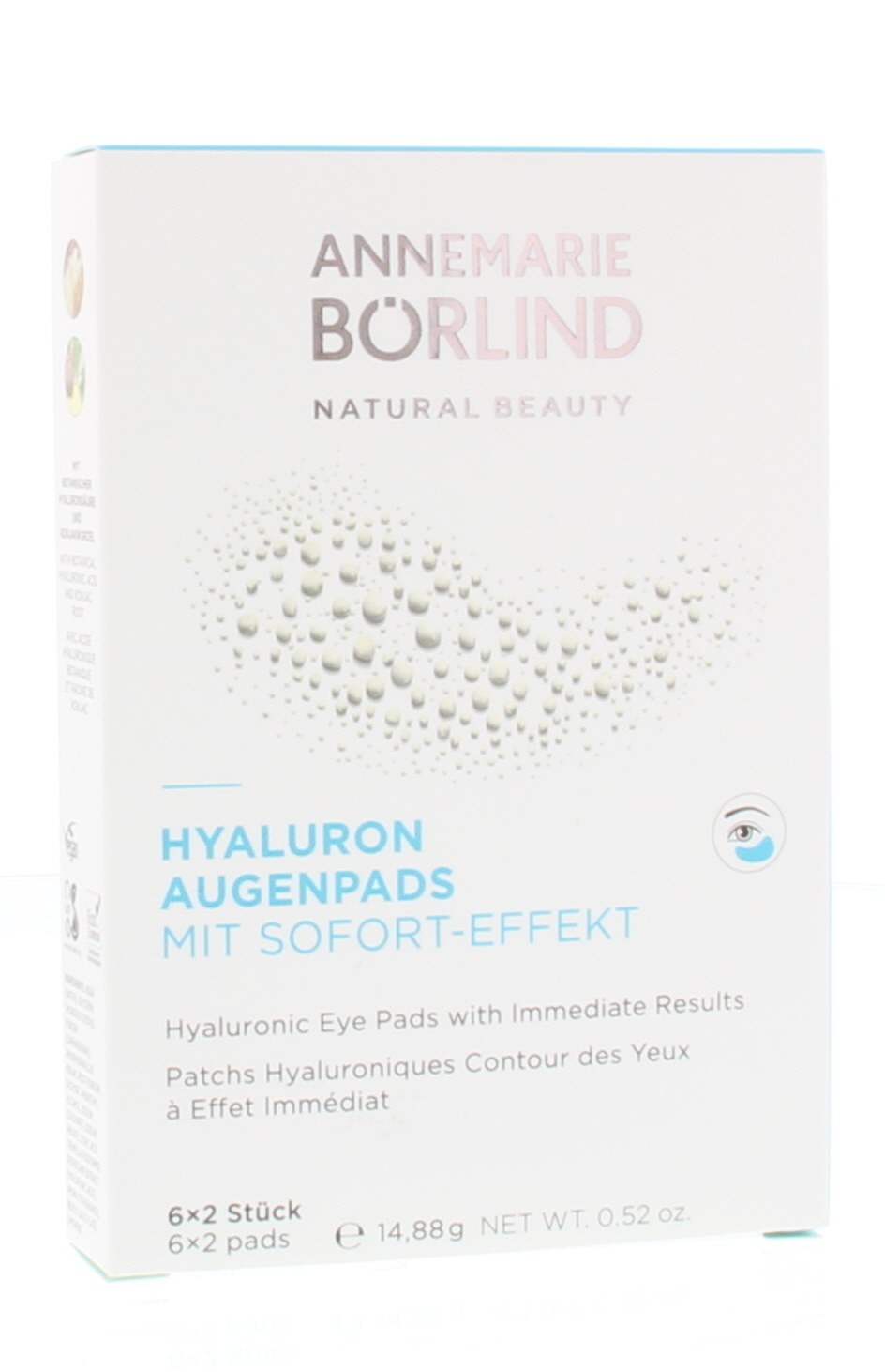 Borlind Hyaluron parches para ojos 12 unidades