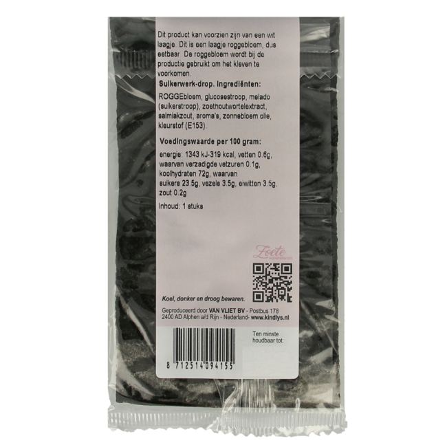 Réglisse Duimdrop souvenirs sucrés 1 pièce