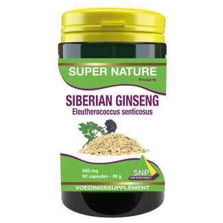 SNP SNP Ginseng siberiano 500mg 60 Cápsulas