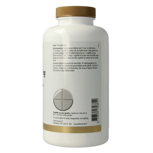 Golden Naturals Acerola Vitamina C 500mg 100 Compresse Masticabili