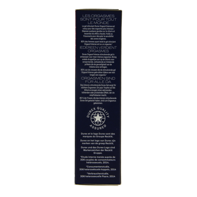 Durex Orgasm intense gel 10 Millilitres