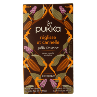 Pukka Licorice & cinnamon tea organic 20 bags