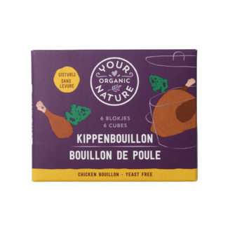 Your Organic Nature Your Organic Nature Kippenbouillonblokjes helder zonder gist bio 6 Stuks