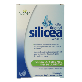 Hubner Original silicea capsules con biotina 30 Cápsulas
