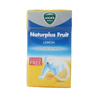 Vicks Limón mentol sin azúcar 40 gramos