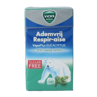 Vicks Vicks Ademvrij eucalyptus suikervrij 40 Gram