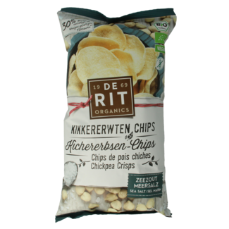De Rit Chips de garbanzos con sal marina bio 75 gramos
