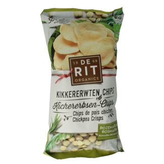 De Rit Organic rosemary chickpea chips 75g