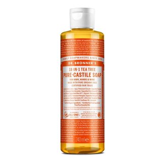 Dr Bronners Dr Bronners Liquid soap tea tree 240 Milliliter