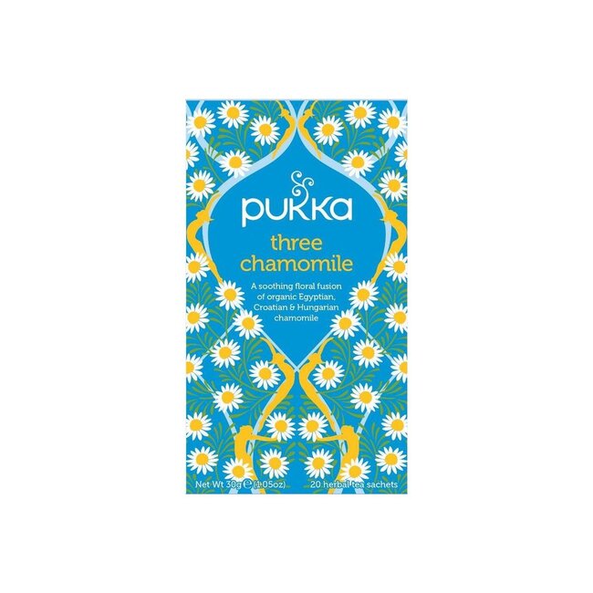 Three chamomile bio  20 Zakjes