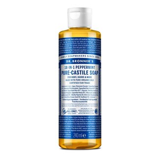 Dr Bronners Jabón líquido de menta Dr. Bronner's 240 ml