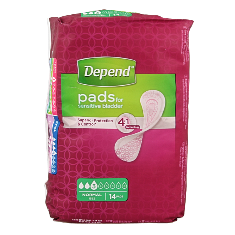 Depend Compresa normal 14 unidades