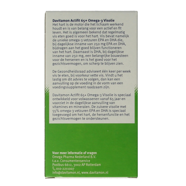 Actifit 65+ omega 3 80 kapsułek