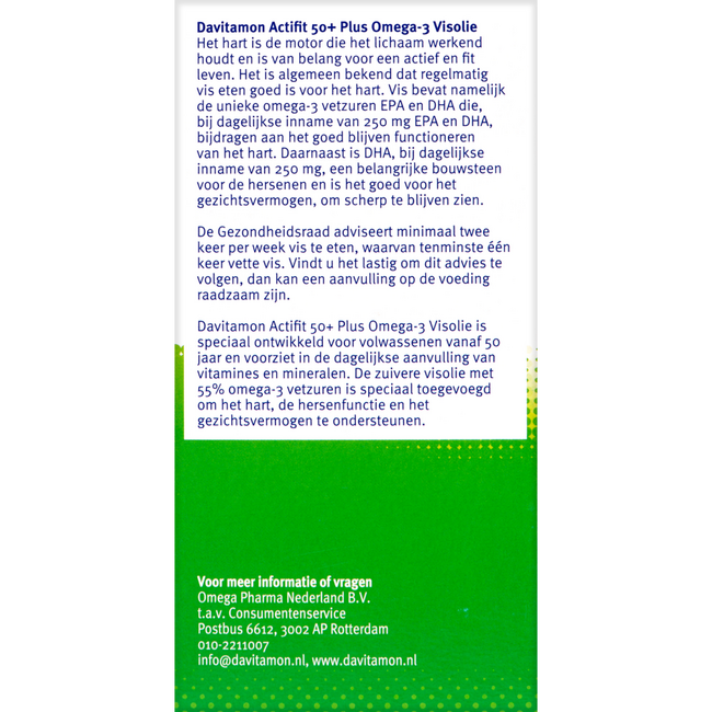 Actifit 50+ omega 3 150 Capsule