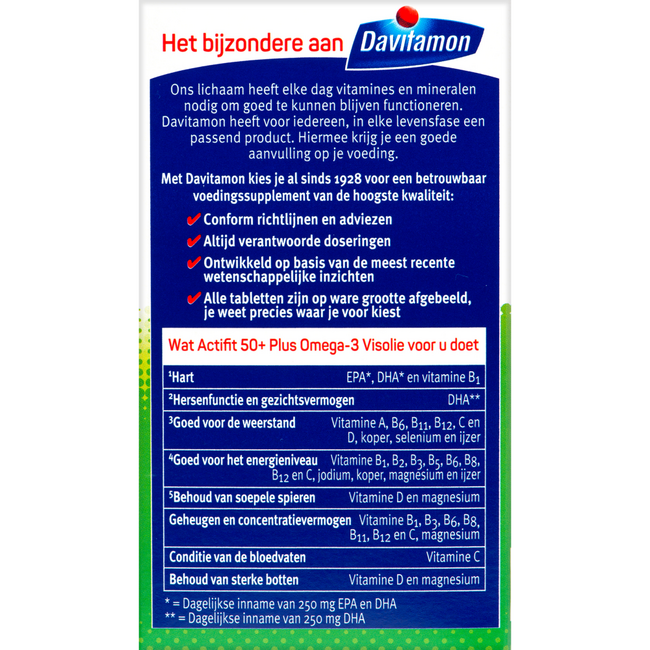 Actifit 50+ omega 3 90 Capsule