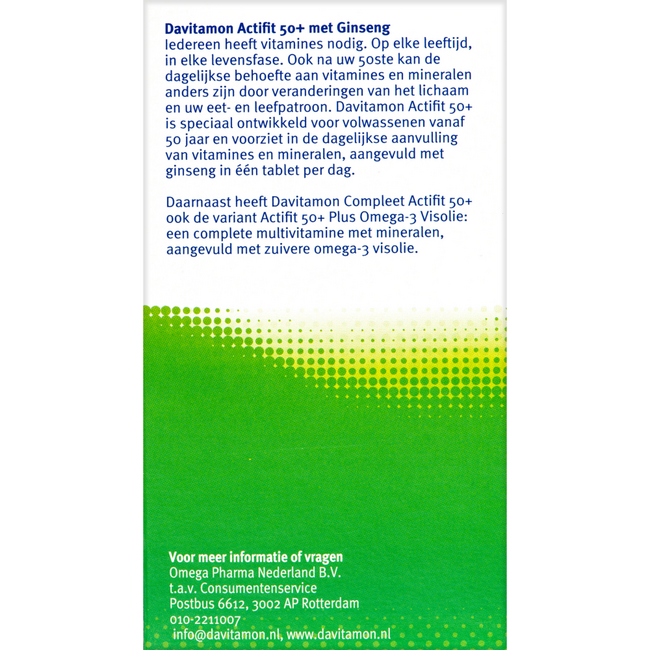 Actifit 50+ 90 Comprimidos