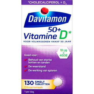 Davitamon Vitamina D 50+ comprimido bucodispersable 130 comprimidos