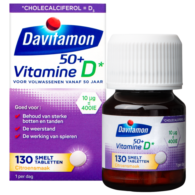 Vitamina D 50+ comprimido bucodispersable 130 comprimidos