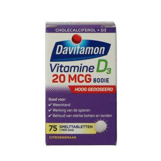 Davitamon Davitamon Vitamina D3 forte comprimido bucodispersable 75 Comprimidos