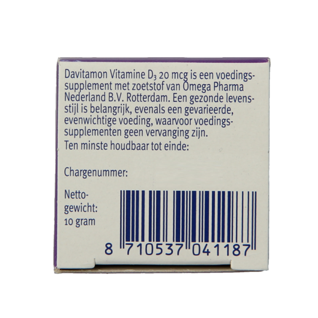 Davitamon Vitamina D3 forte comprimido bucodispersable 75 Comprimidos