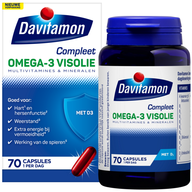 Compleet omega 3 pescado 70 cápsulas