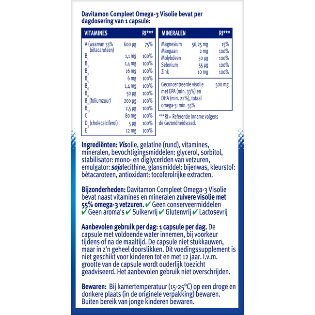 Compleet omega 3 pescado 70 cápsulas