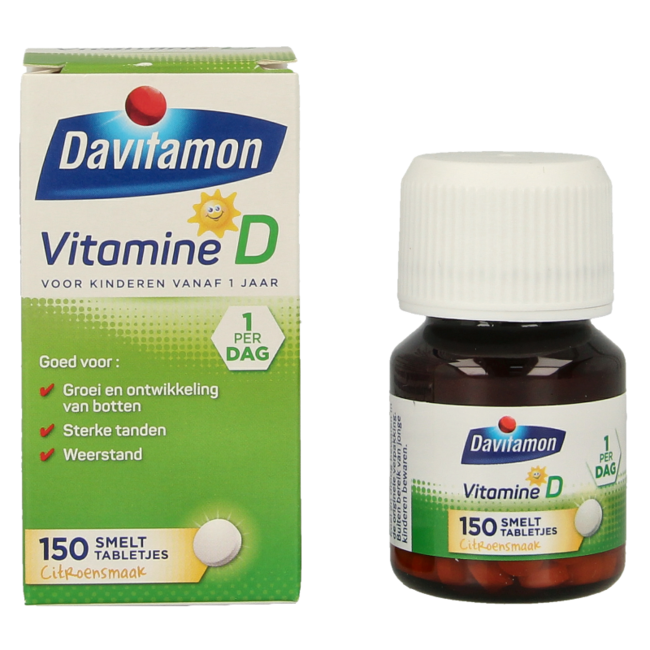 Vitamina D per bambini, compresse orosolubili, 150 compresse