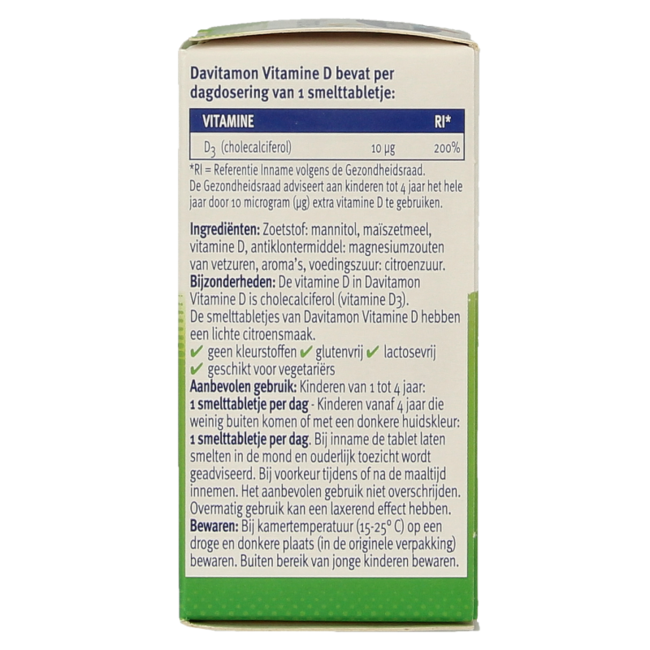 Vitamina D infantil comprimido bucodispersable 150 Comprimidos