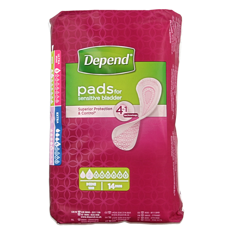 Depend Mini 14 unidades