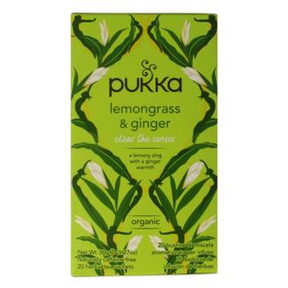 Pukka Té de hierba limón y jengibre bio 20 bolsitas