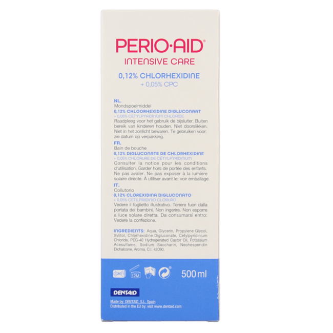 Intensive Care Mundspülung 0,12 % CHX 500 Milliliter