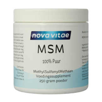 Nova Vitae Nova Vitae MSM powder 250 Gram