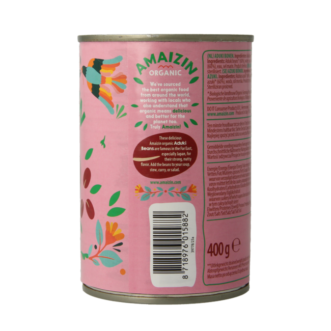 Amaizin Judías aduki bio 400 gramos