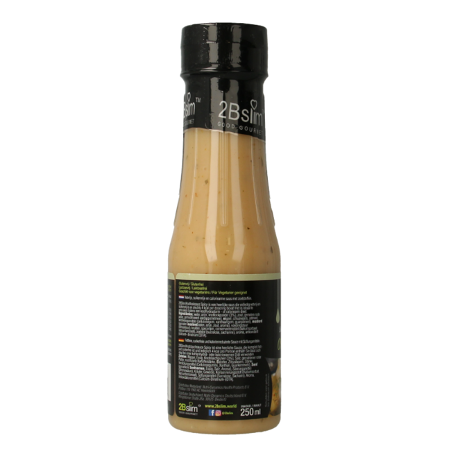 2bslim Knoblauchsauce scharf 250 Milliliter