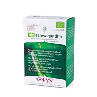 Ojas Ojas Bio organic ashwagandha 60 Capsules