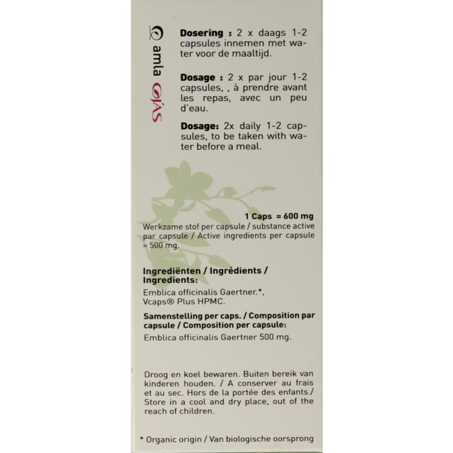 Ojas Amla organic 60 Capsules