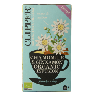Clipper Clipper Chamomile & cinnamon organic infusion bio 20 Zakjes