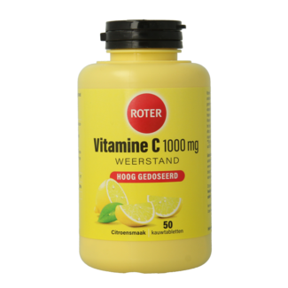 Roter Vitamin C 1000mg 50 Kautabletten