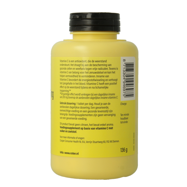 Vitamina C 1000 mg 50 Comprimidos masticables