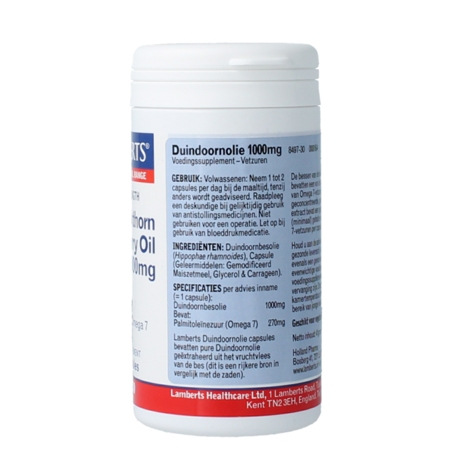 Aceite de espino amarillo 1000mg 30 Cápsulas