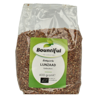 Bountiful Semillas de lino trituradas bio 400 Gramos