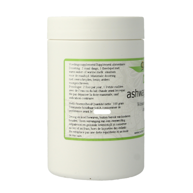 Surya Ashwagandha churna bio 100 gramos