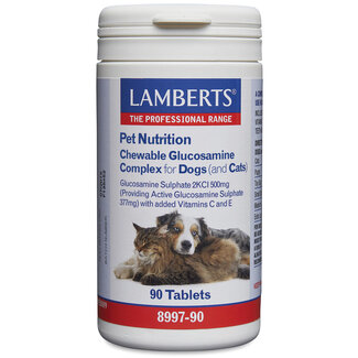 Lamberts Lamberts Glucosamine comprimidos masticables para perros y gatos 90 comprimidos
